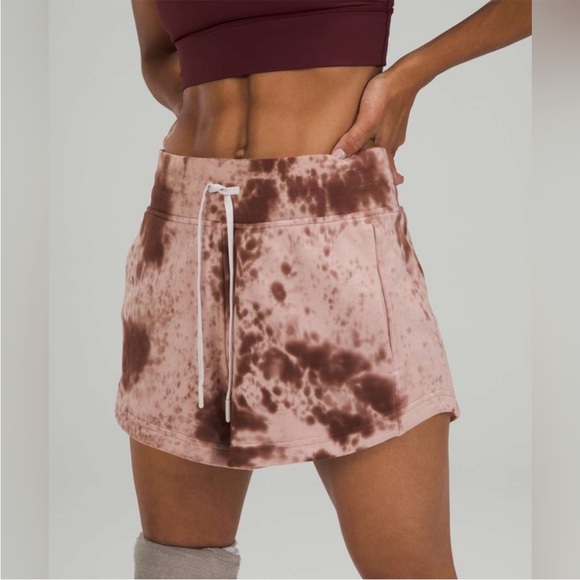 Lululemon tie-dye terry cloth shorts - Picture 2 of 5